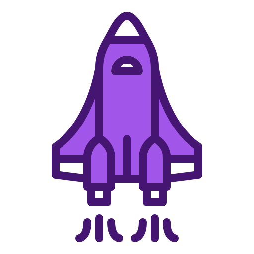Rocket Berkahicon Lineal Color icon