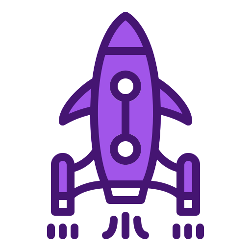 rakete Berkahicon Lineal Color icon