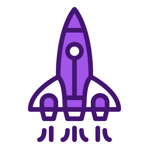 Rocket Berkahicon Lineal Color icon