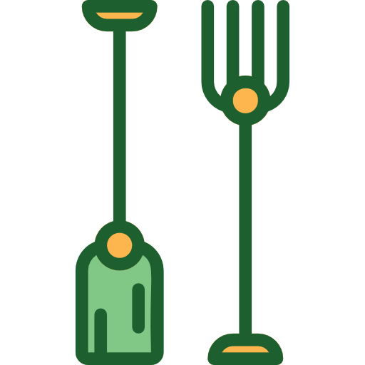 herramientas agrícolas Berkahicon Lineal Color icono