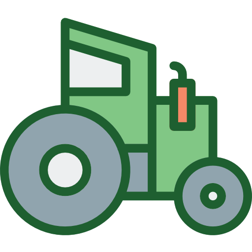 Tractor Berkahicon Lineal Color icon