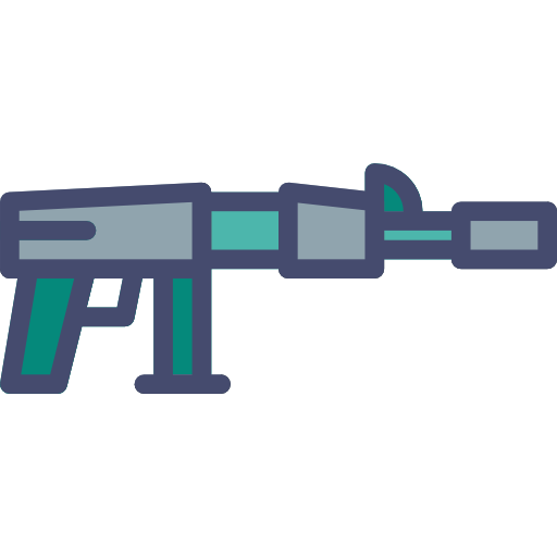 fusil de asalto Berkahicon Lineal Color icono