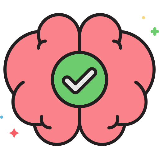 Brain Flaticons Lineal Color icon