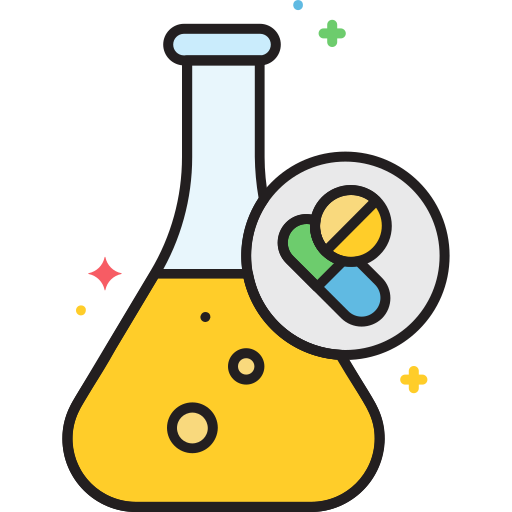 Drug test Flaticons Lineal Color icon