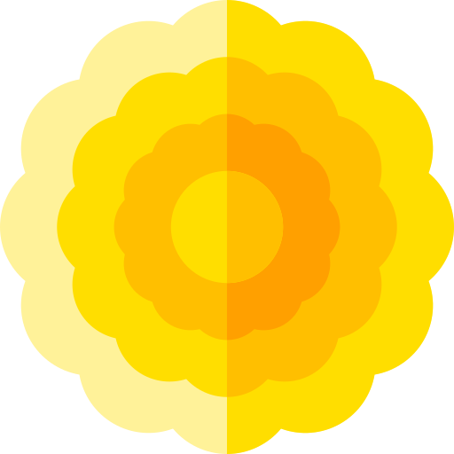 Chrysanthemum Basic Rounded Flat icon