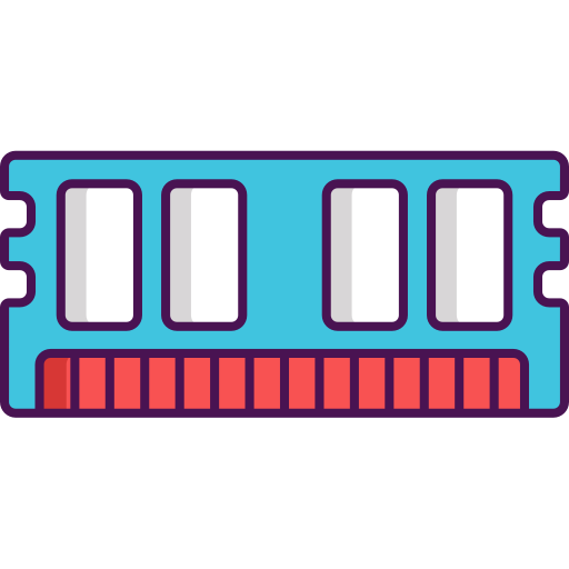램 메모리 Flaticons Lineal Color icon