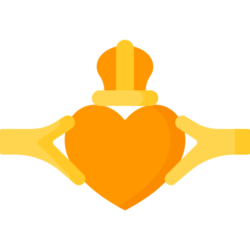 anillo de claddagh Special Flat icono
