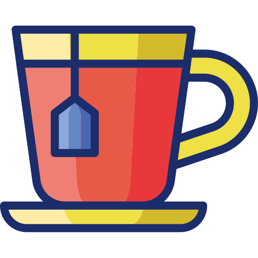 Чай Flaticons Lineal Color иконка