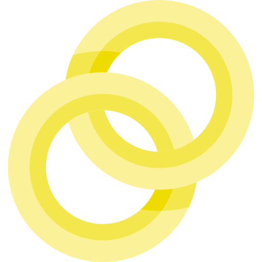 anillo de compromiso Kawaii Flat icono