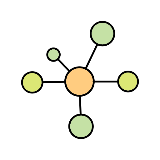 molécula Generic color lineal-color icono
