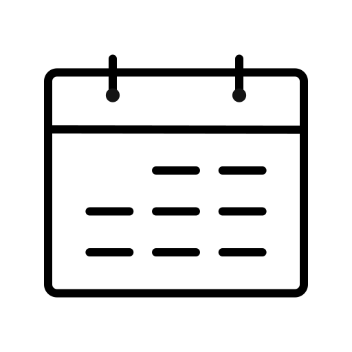 달력 Generic outline icon