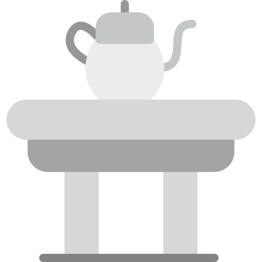 tavolino da caffè Generic color fill icona