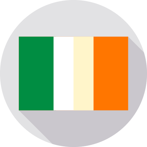 Ireland Flat Circular Flat icon