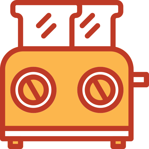 toaster Berkahicon Lineal Color icon