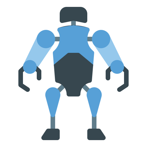 robot Berkahicon Flat ikona