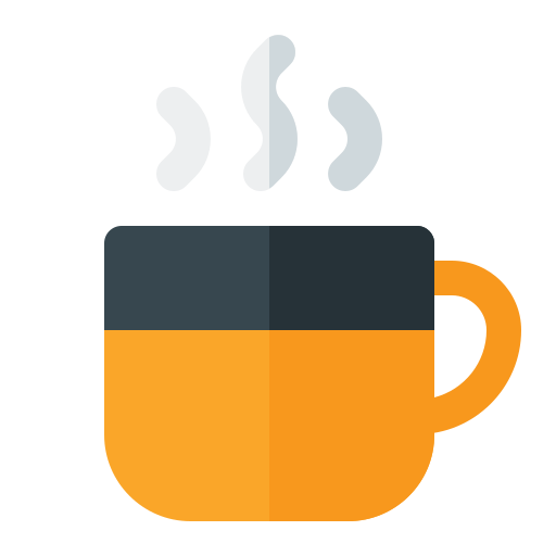 café caliente Berkahicon Flat icono