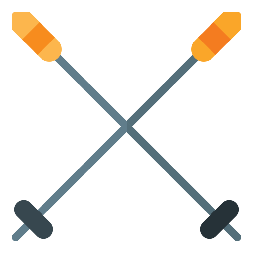 Ski poles Berkahicon Flat icon