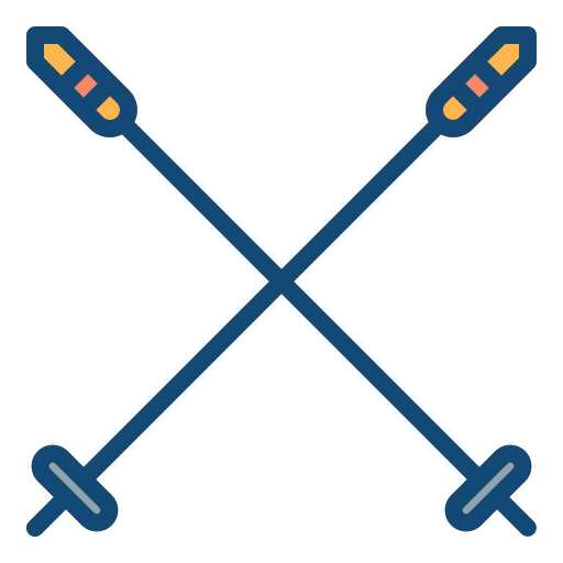 kijki narciarskie Berkahicon Lineal Color ikona