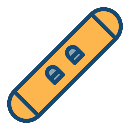 Snowboard Berkahicon Lineal Color icon