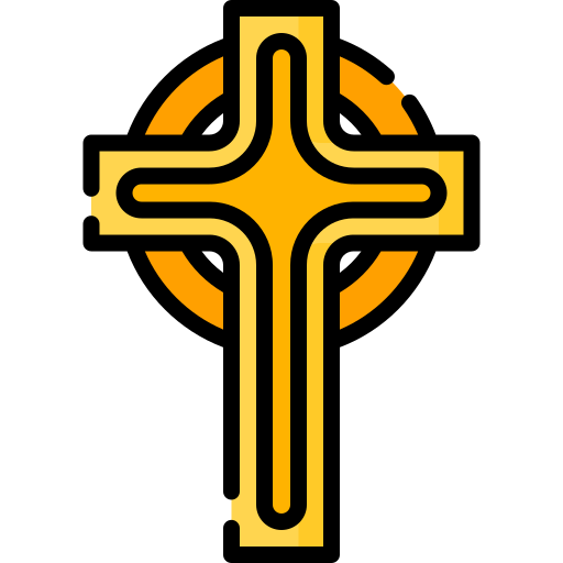 Celtic cross Special Lineal color icon