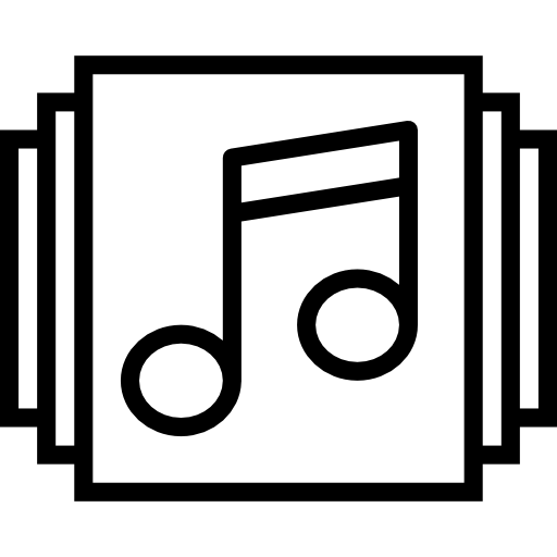 Music player Basic Miscellany Lineal icon