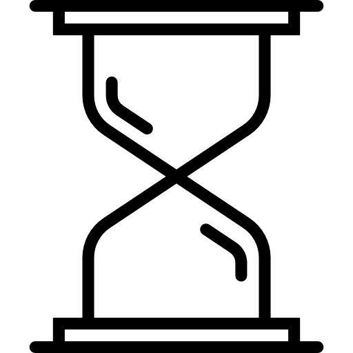 Hourglass Basic Miscellany Lineal icon