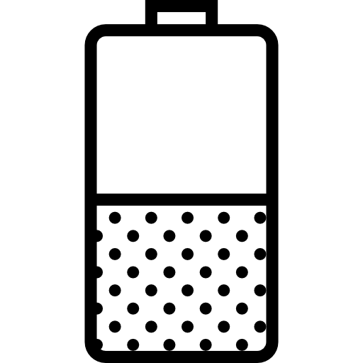 bateria Basic Miscellany Lineal ikona