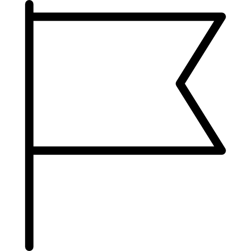 깃발 Basic Miscellany Lineal icon