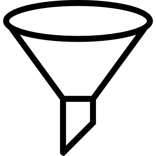 embudo Basic Miscellany Lineal icono