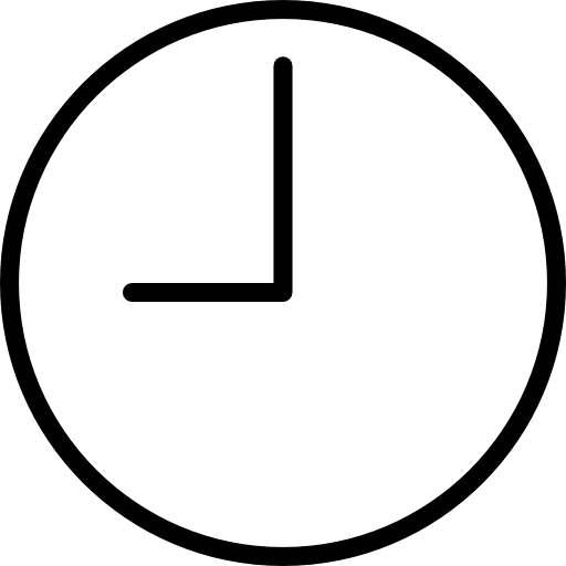hora Basic Miscellany Lineal icono