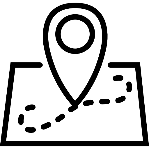 posizione sulla mappa Basic Miscellany Lineal icona