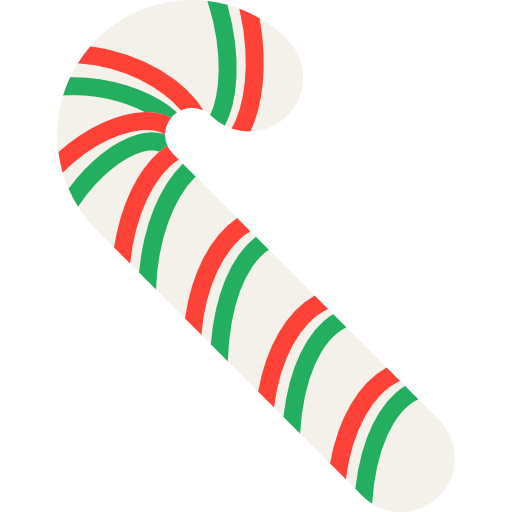 Candy cane Basic Miscellany Flat icon