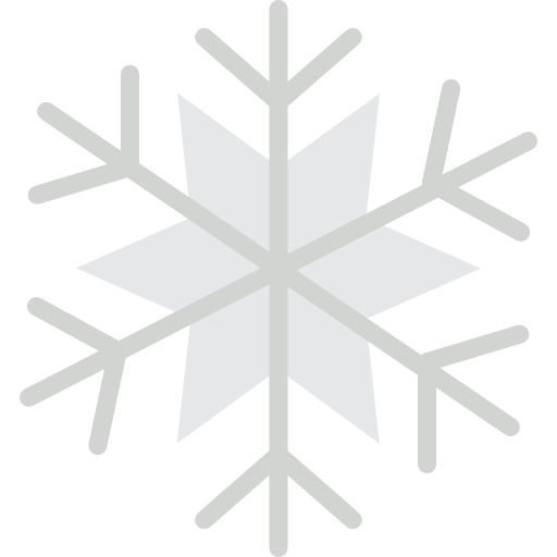 płatek śniegu Basic Miscellany Flat ikona