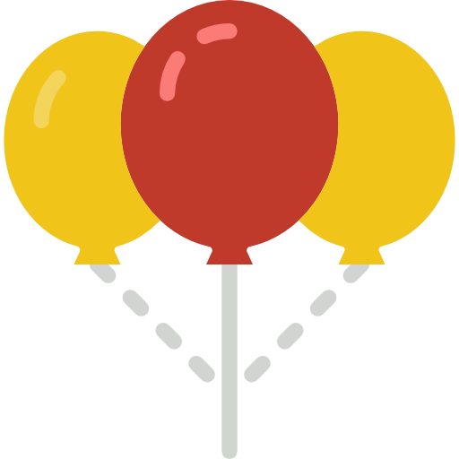 luftballons Basic Miscellany Flat icon