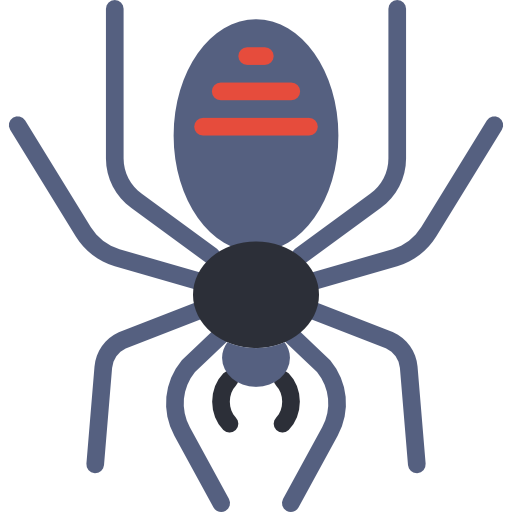 Spider Basic Miscellany Flat icon