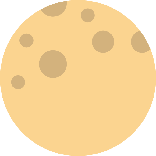 満月 Basic Miscellany Flat icon