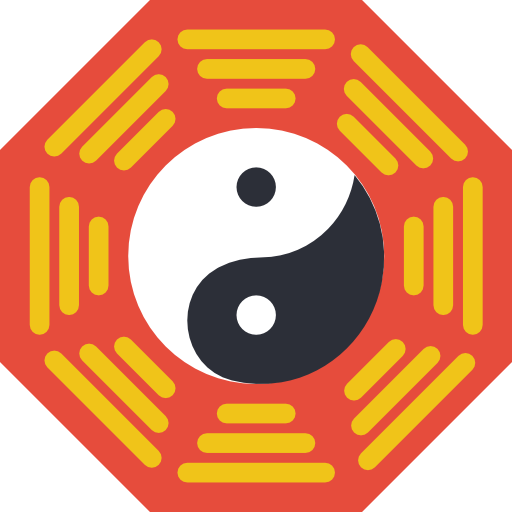 Yin yang Basic Miscellany Flat icon