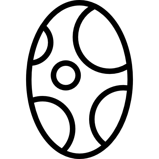 jajko wielkanocne Basic Miscellany Lineal ikona