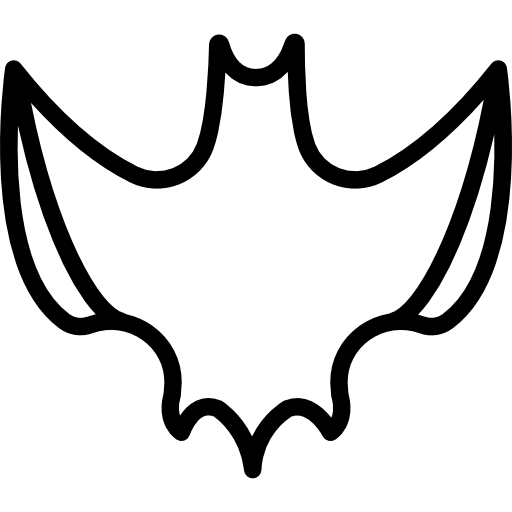pipistrello Basic Miscellany Lineal icona