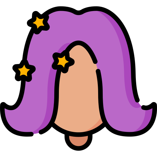 peluca Special Lineal color icono