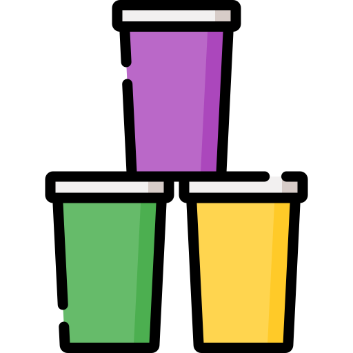 vaso de plástico Special Lineal color icono