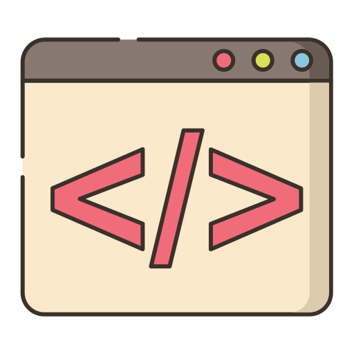 コード Flaticons Lineal Color icon