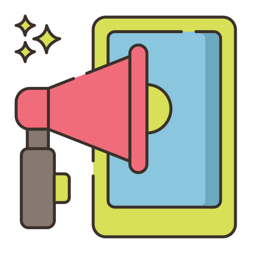 Announcer Flaticons Lineal Color icon