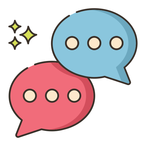 chatten Flaticons Lineal Color icoon