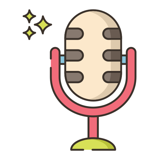Voice Flaticons Lineal Color icon