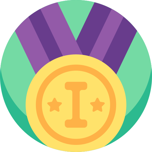 Gold medal Detailed Flat Circular Flat icon