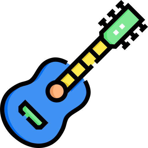 gitarre Detailed Straight Lineal color icon