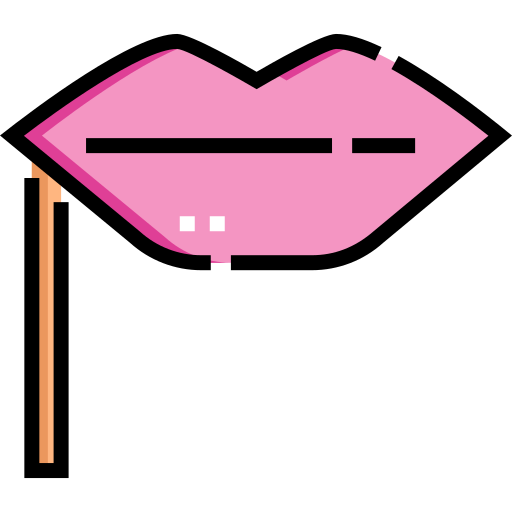 lippen Detailed Straight Lineal color icon