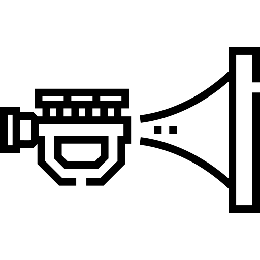 trompeta Detailed Straight Lineal icono