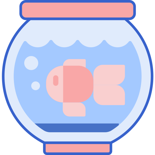 Goldfish Flaticons Lineal Color icon
